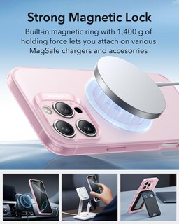 Foto 5 | Funda De Teléfono Esr Zero Series Para Iphone 16 Pro Magsafe Pink - Venta Internacional.