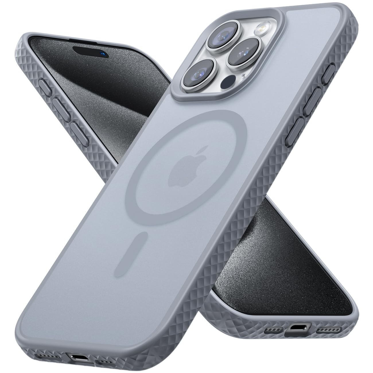 Foto 1 | Funda Magnética Lamicall Para Iphone 15 Pro Magsafe Gray - Venta Internacional.