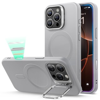 Foto 1 | Funda De Silicona Esr Para Iphone 16 Pro Con Soporte Magsafe, Color Gris - Venta Internacional.