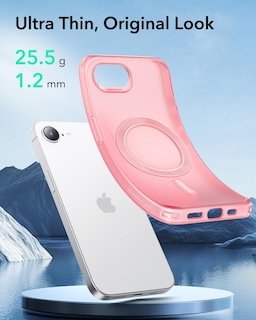 Foto 3 | Funda De Teléfono Esr Halolock Zero Clear Para Iphone 16e Frosted Re - Venta Internacional.