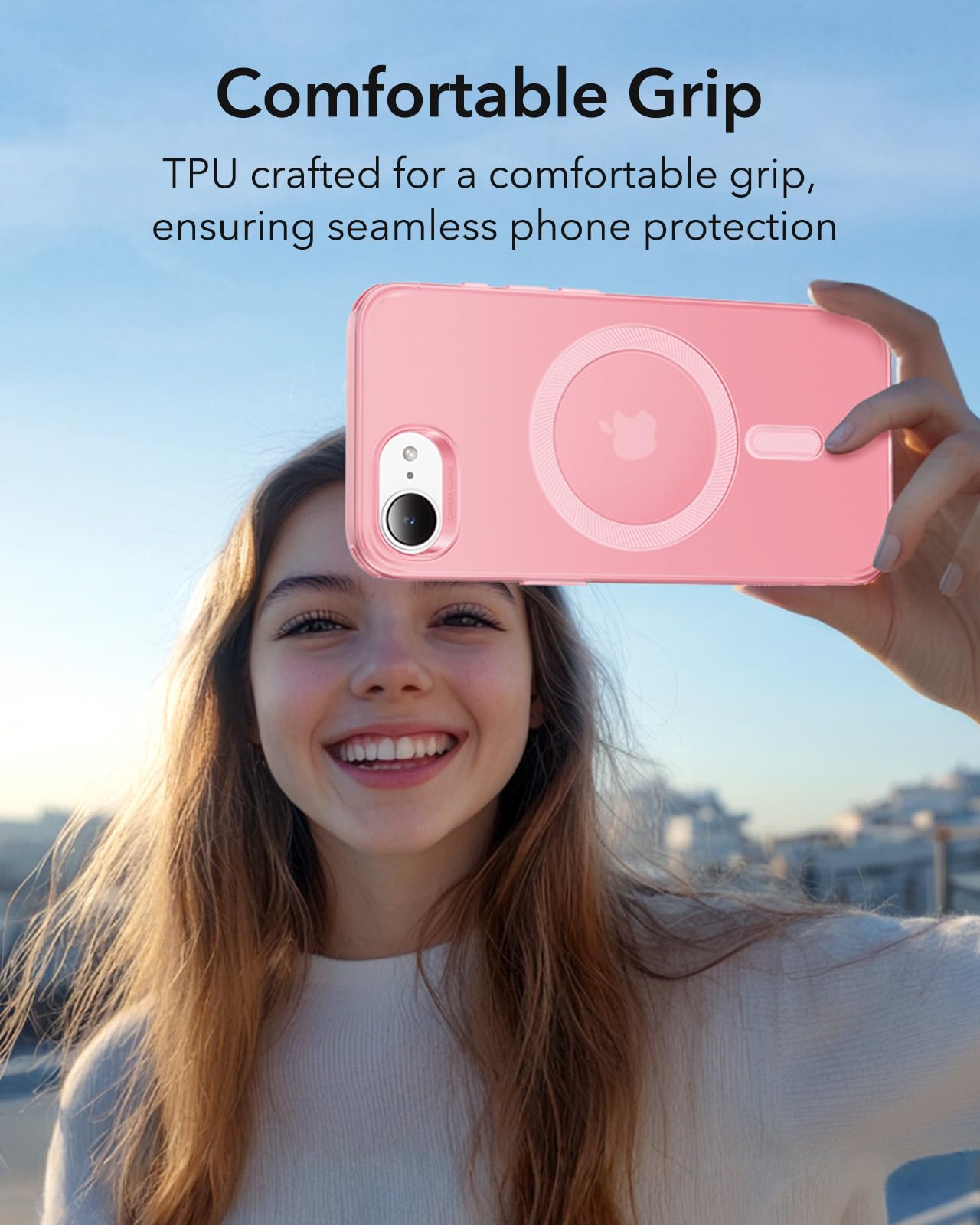 Foto 5 pulgar | Funda De Teléfono Esr Halolock Zero Clear Para Iphone 16e Frosted Re - Venta Internacional.