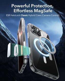 Foto 3 | Funda De Teléfono Esr Para Iphone 16 Pro Con Magsafe A Prueba De Golpes, Transparente - Venta Internacional.