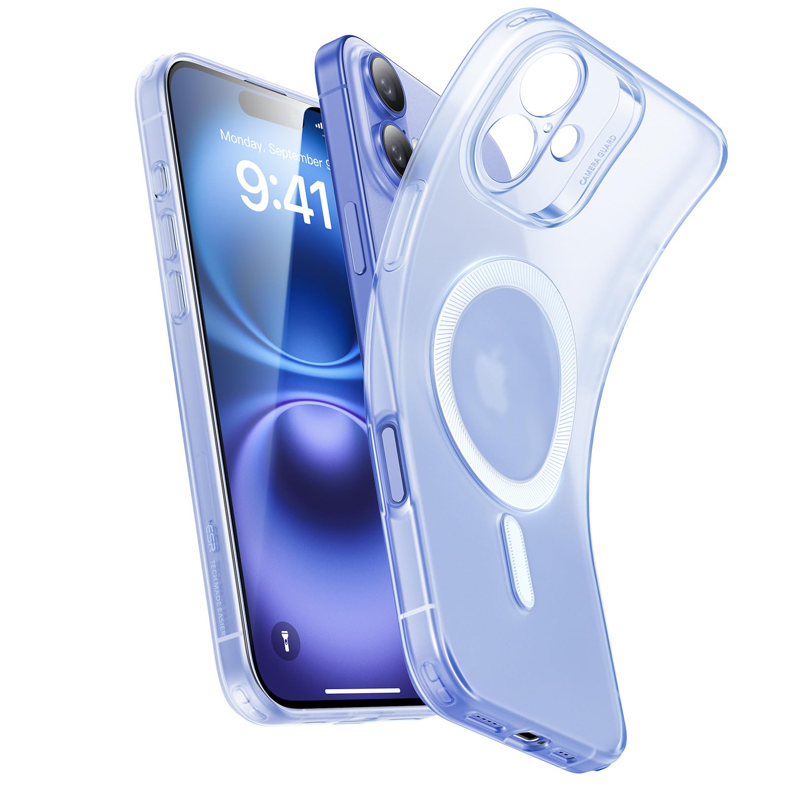Foto 2 pulgar | Funda De Teléfono Esr Para Iphone 16 Plus Con Magsafe Frosted Blue - Venta Internacional.