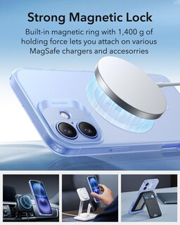 Foto 5 | Funda De Teléfono Esr Para Iphone 16 Plus Con Magsafe Frosted Blue - Venta Internacional.