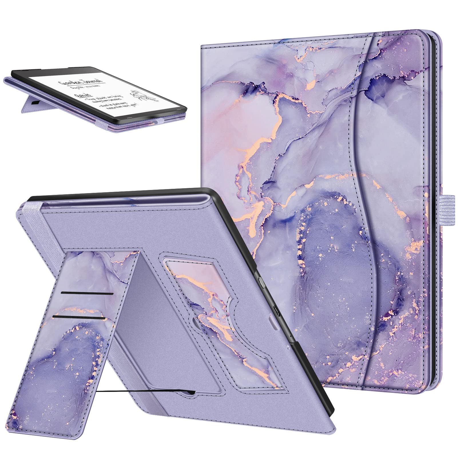 Foto 1 | Funda Fintie Con Soporte Para Kindle Scribe De 10,2 Pulgadas Con Ranura Para Tarjetas, Color Lila - Venta Internacional.