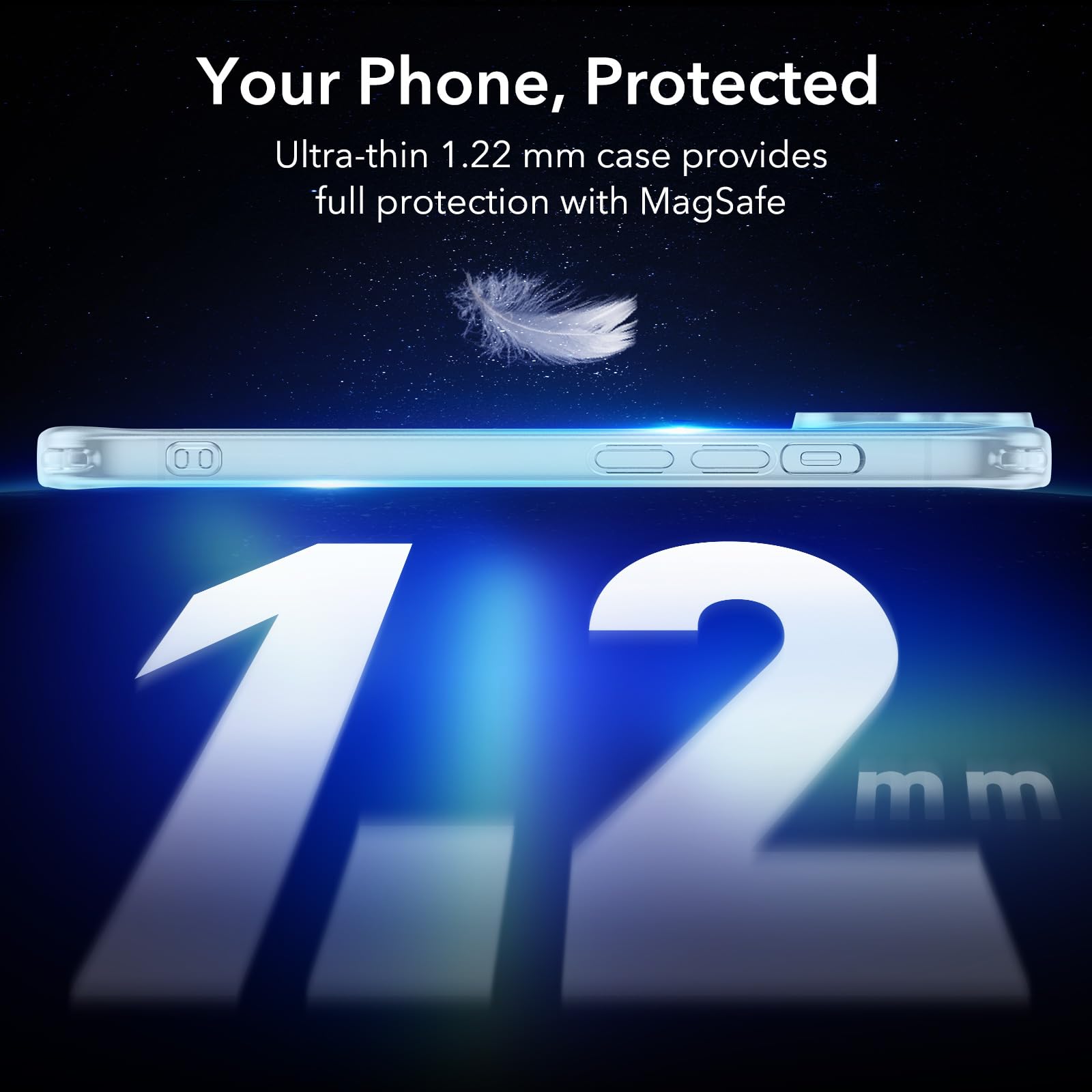 Foto 3 pulgar | Funda Esr Para Iphone 15 Magsafe De Grado Militar Azul - Venta Internacional.