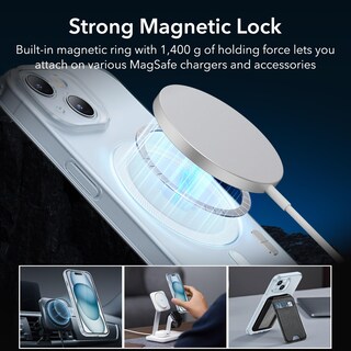 Foto 5 | Funda Esr Para Iphone 15 Magsafe De Grado Militar Azul - Venta Internacional.