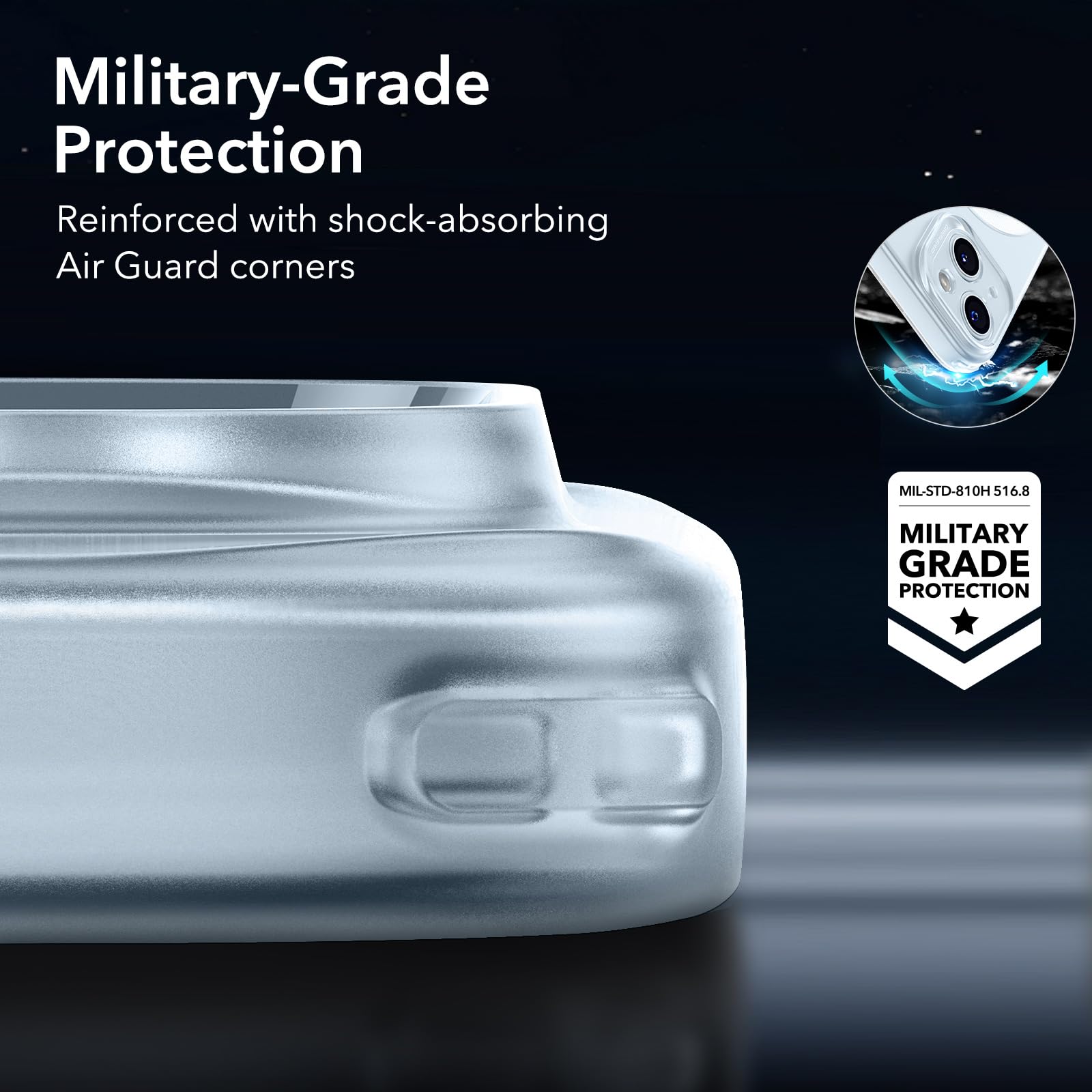 Foto 6 | Funda Esr Para Iphone 15 Magsafe De Grado Militar Azul - Venta Internacional.