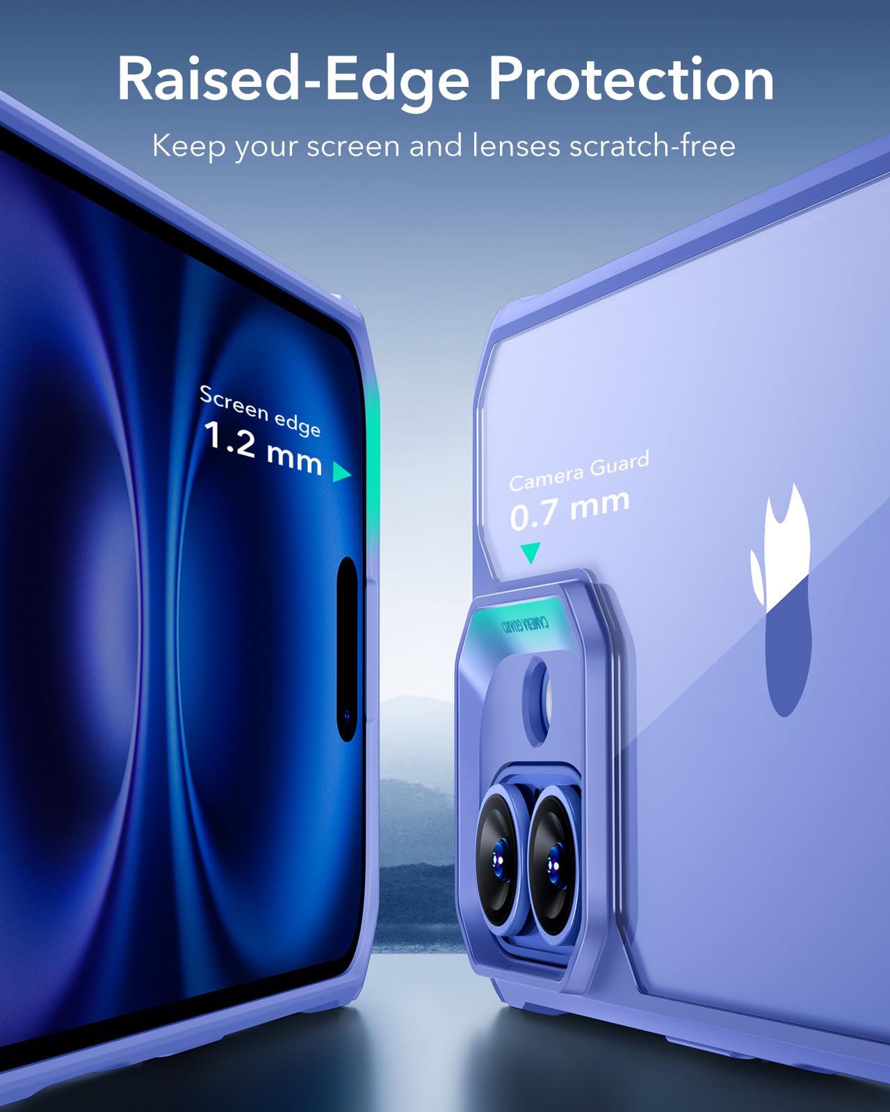 Foto 5 pulgar | Funda De Teléfono Esr Air Armor Series Para Iphone 16, Azul Transparente - Venta Internacional.