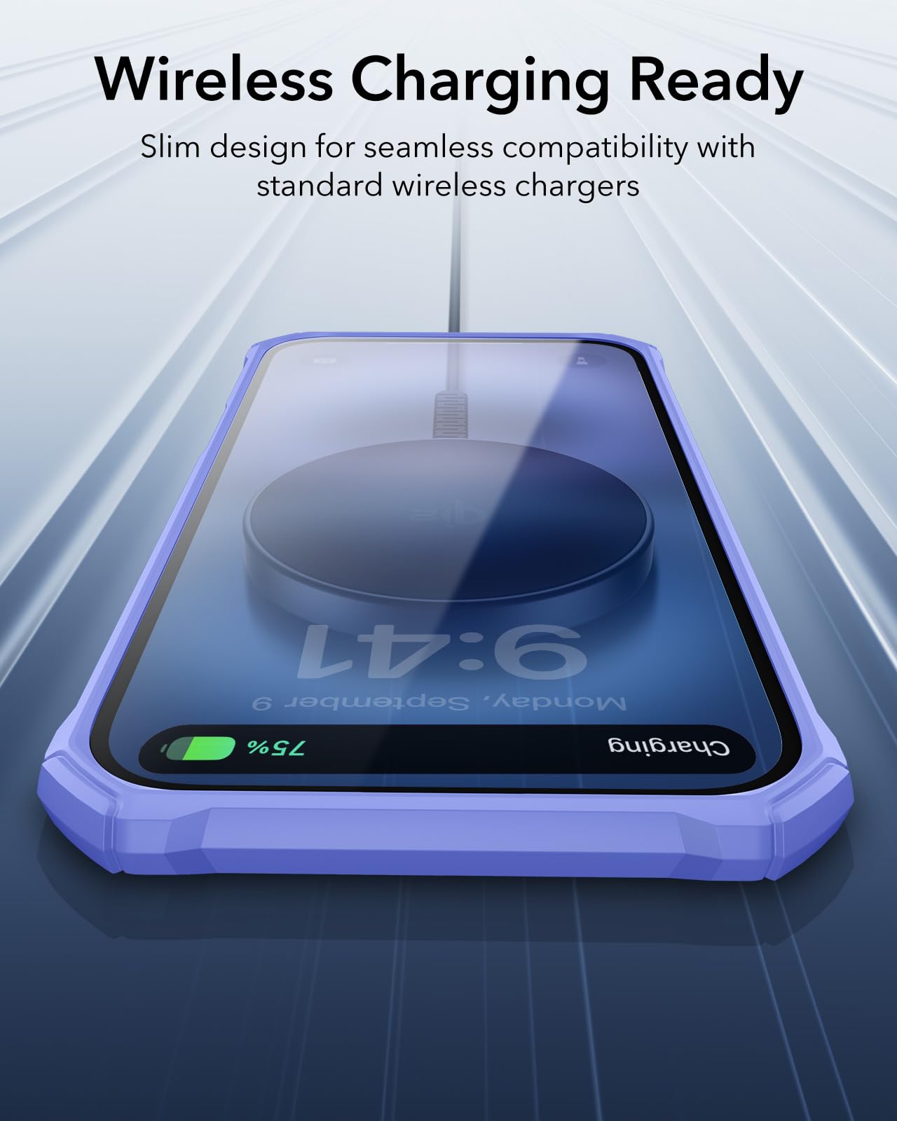 Foto 7 pulgar | Funda De Teléfono Esr Air Armor Series Para Iphone 16, Azul Transparente - Venta Internacional.