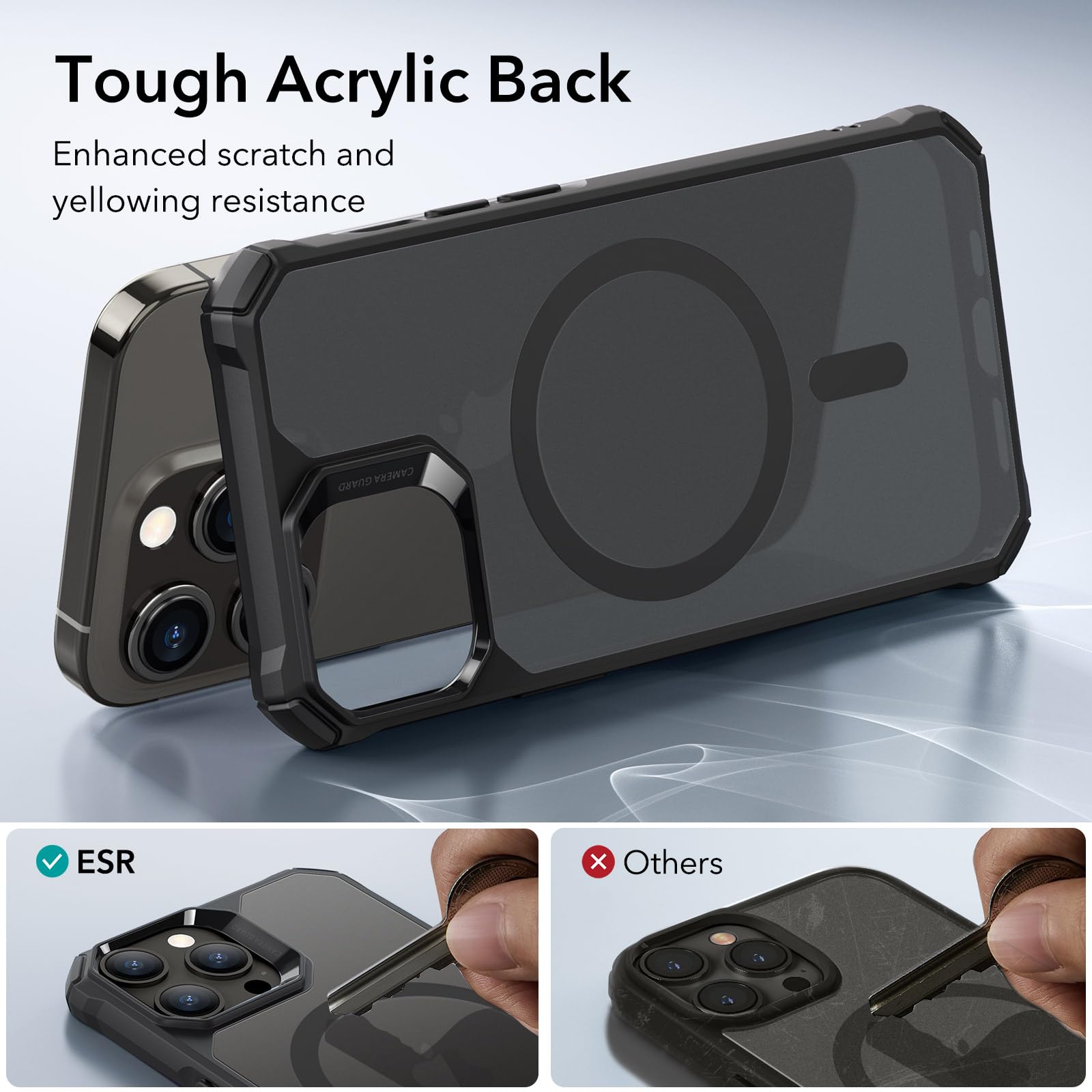 Foto 5 | Funda De Teléfono Esr Air Armor Halolock Para Iphone 14 Pro Negra - Venta Internacional.
