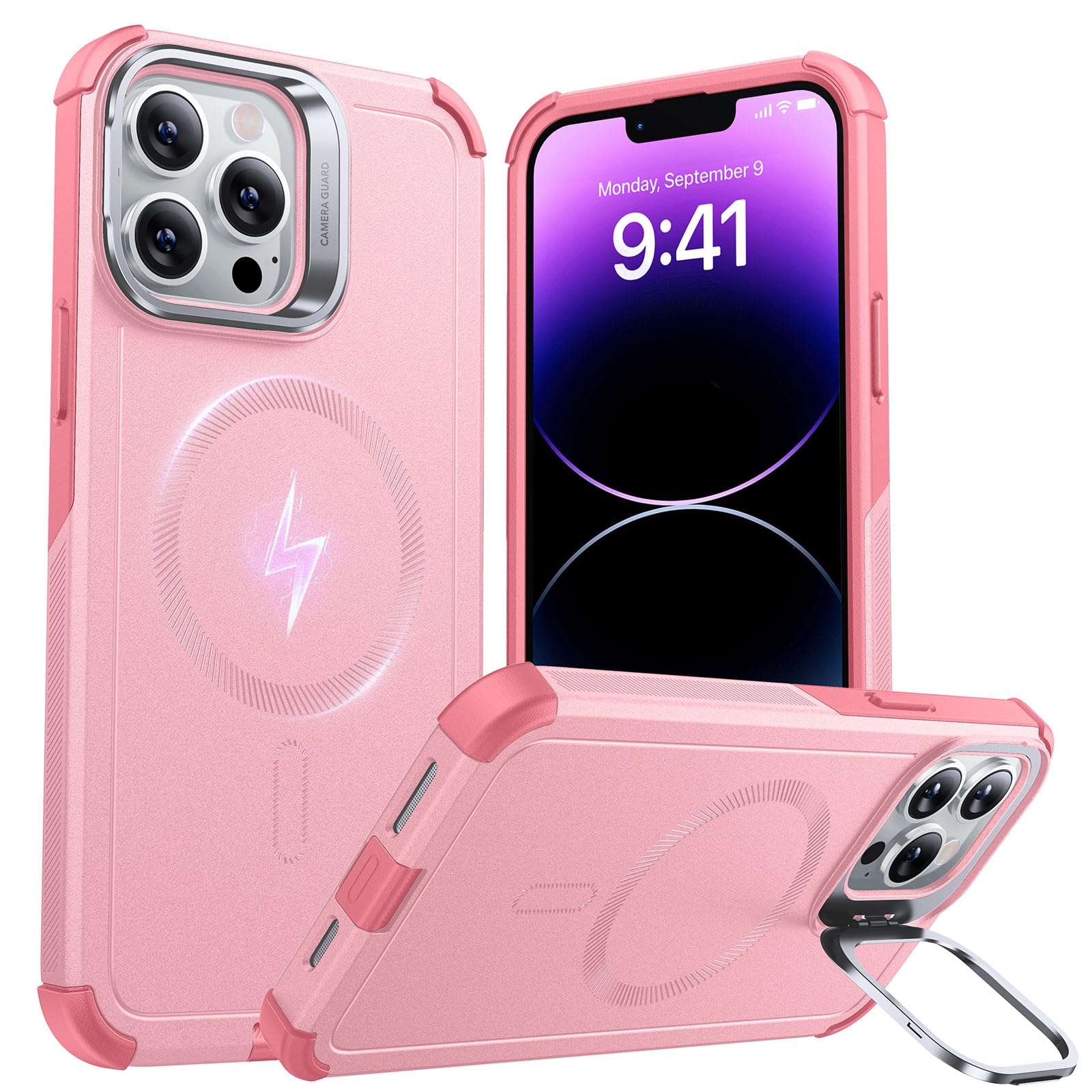 Foto 2 pulgar | Funda De Teléfono Esr Para Iphone 13 Pro Con Soporte De 7 M, Color Rosa - Venta Internacional.