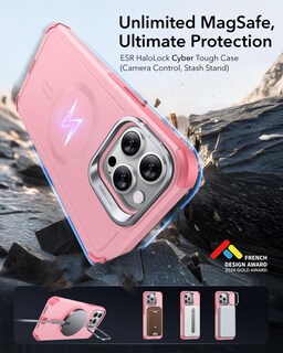 Foto 2 | Funda De Teléfono Esr Para Iphone 13 Pro Con Soporte De 7 M, Color Rosa - Venta Internacional.