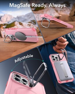 Foto 5 | Funda De Teléfono Esr Para Iphone 13 Pro Con Soporte De 7 M, Color Rosa - Venta Internacional.