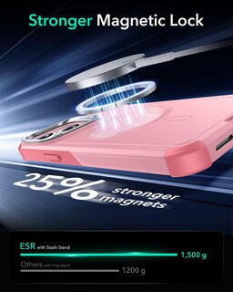Foto 6 | Funda De Teléfono Esr Para Iphone 13 Pro Con Soporte De 7 M, Color Rosa - Venta Internacional.
