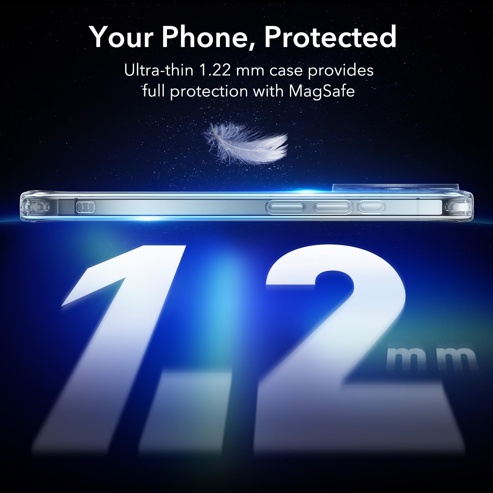 Foto 2 | Funda De Teléfono Esr Zero Series Para Iphone 15 Pro Max Clear - Venta Internacional.