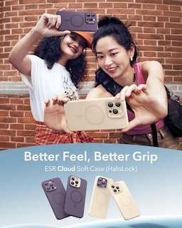 Foto 2 | Funda De Teléfono Esr Para Iphone 14 Pro Con Silicona Morada Magsafe - Venta Internacional.