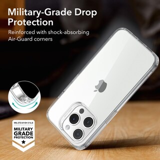 Foto 4 | Funda De Teléfono Transparente Esr Para Iphone 15 Pro Max A Prueba De Golpes, Resistente Al Amarilleo - Venta Inter