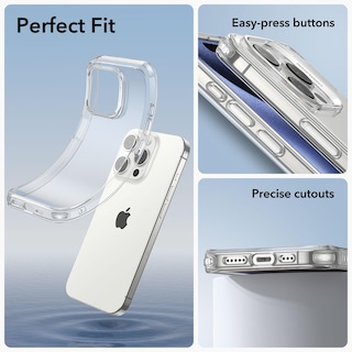 Foto 6 | Funda De Teléfono Transparente Esr Para Iphone 15 Pro Max A Prueba De Golpes, Resistente Al Amarilleo - Venta Inter