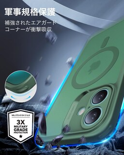 Foto 6 | Funda De Teléfono Esr Para Iphone 16 Plus, Color Verde Mate Translúcido - Venta Internacional.