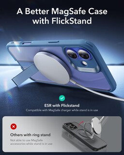 Foto 3 | Funda De Teléfono Esr Boost Series Con Soporte Para Iphone 16 Plus - Venta Internacional.