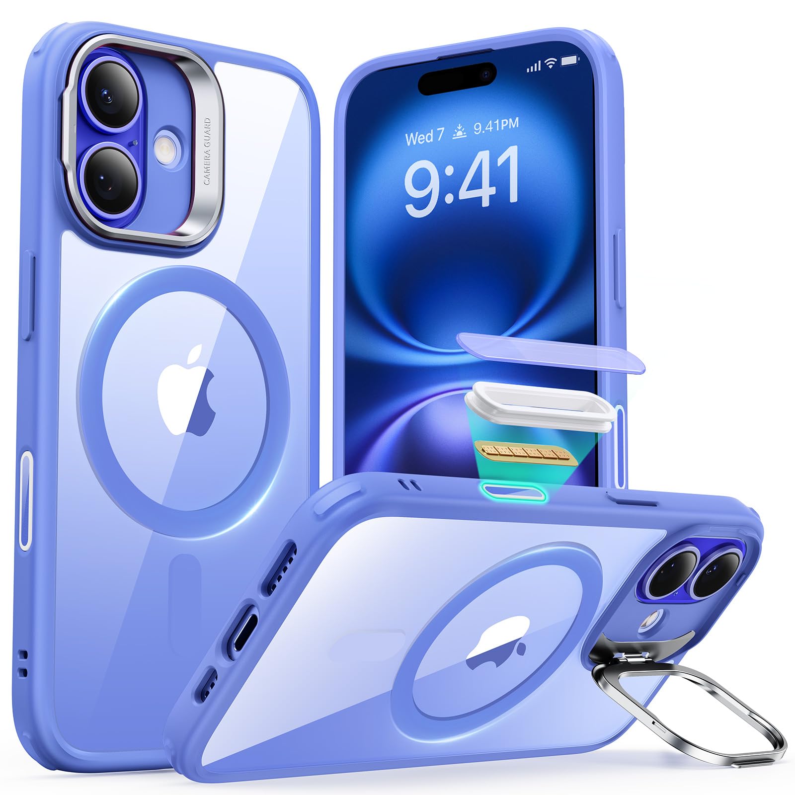 Funda De Teléfono Esr Para Iphone 16 Plus Con Control De Cámara Magsafe - Venta Internacional.