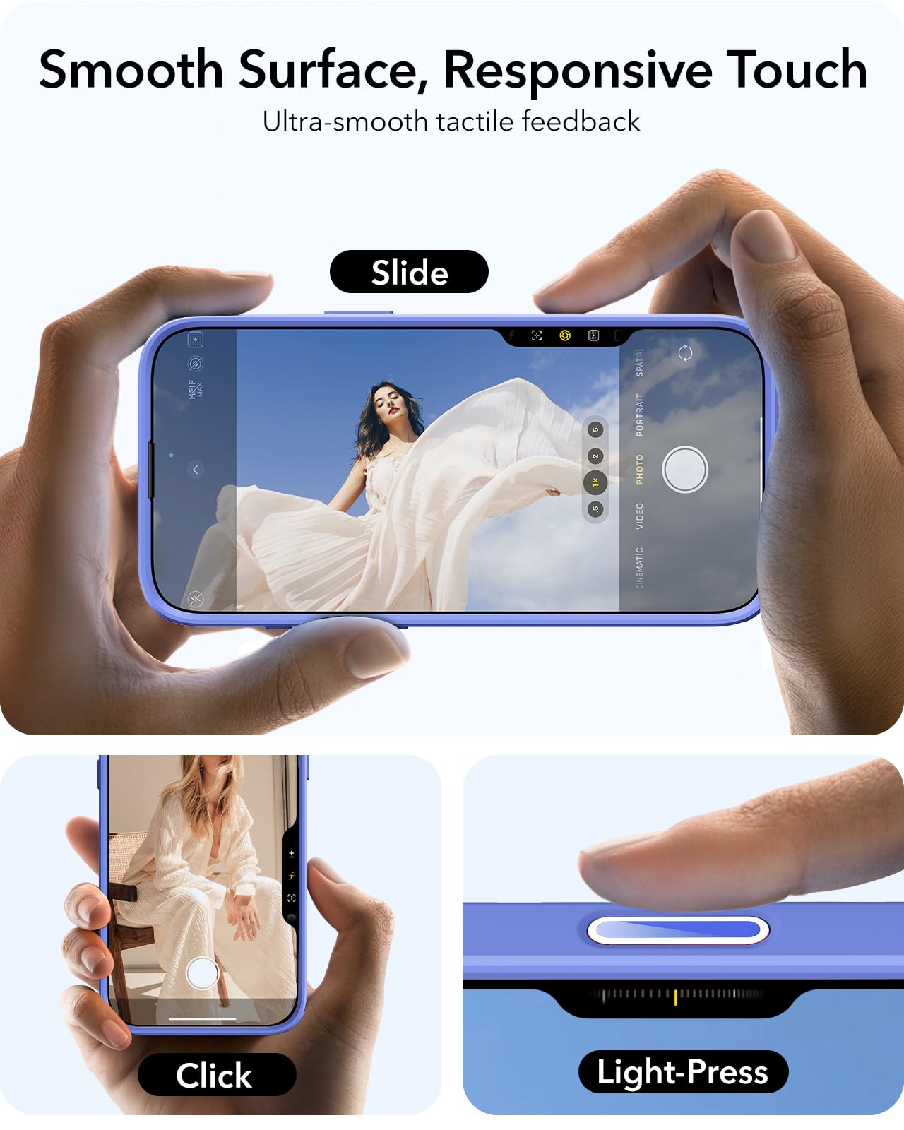 Foto 6 pulgar | Funda De Teléfono Esr Para Iphone 16 Plus Con Control De Cámara Magsafe - Venta Internacional.