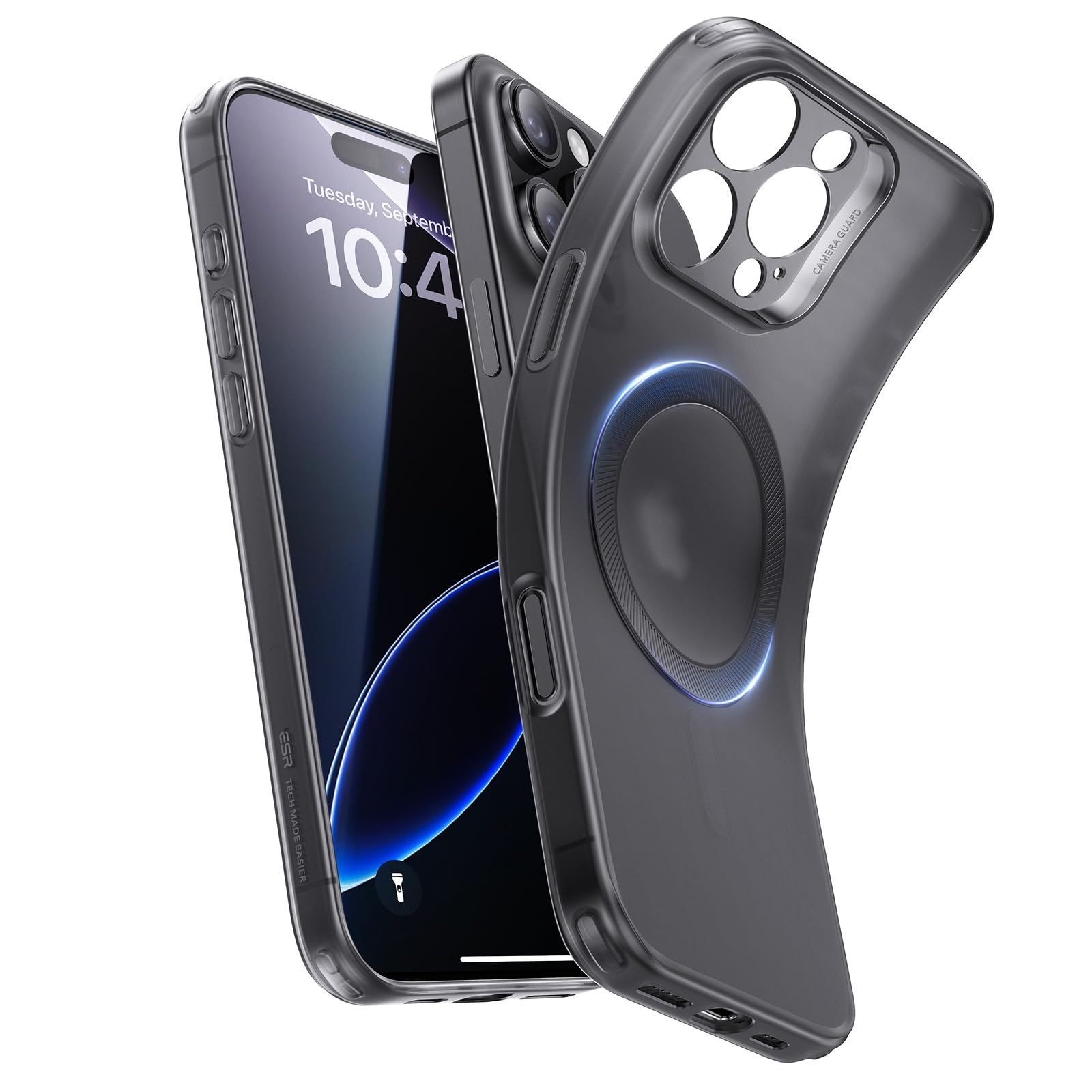 Foto 1 | Funda De Teléfono Esr Zero Series Para Iphone 16 Pro Con Magsafe Black - Venta Internacional.