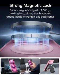 Foto 3 | Funda Esr Para Iphone 16 Translúcida Mate Con Magsafe Pink - Venta Internacional.