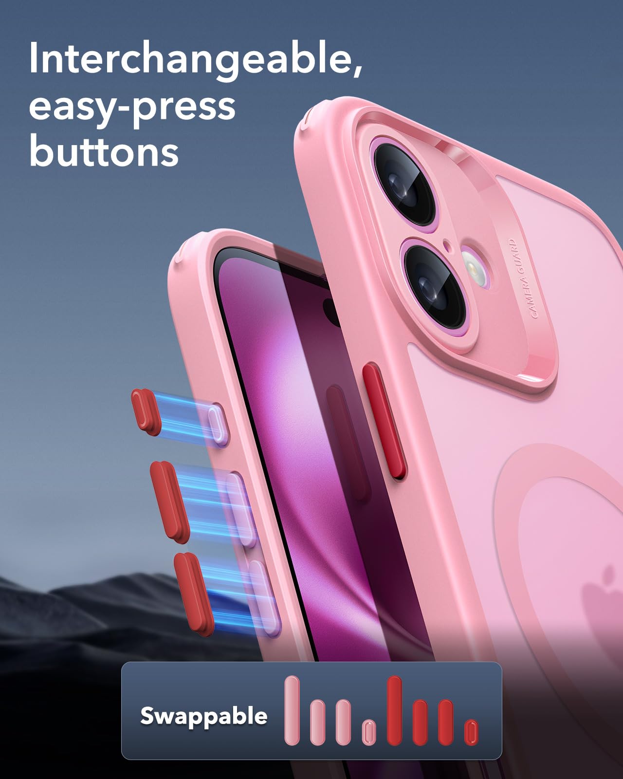 Foto 5 | Funda Esr Para Iphone 16 Translúcida Mate Con Magsafe Pink - Venta Internacional.