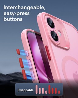 Foto 5 | Funda Esr Para Iphone 16 Translúcida Mate Con Magsafe Pink - Venta Internacional.