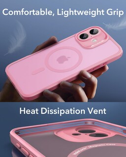 Foto 6 | Funda Esr Para Iphone 16 Translúcida Mate Con Magsafe Pink - Venta Internacional.
