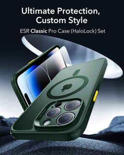 Foto 2 | Funda De Teléfono Esr Para Iphone 14 Pro, Translúcido, Mate, Verde Esmerilado - Venta Internacional.