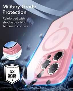 Foto 4 | Funda De Teléfono Esr Para Iphone 14 Pro, Translúcido, Mate, Rosa Esmerilado - Venta Internacional.