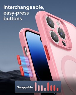 Foto 5 | Funda De Teléfono Esr Para Iphone 14 Pro, Translúcido, Mate, Rosa Esmerilado - Venta Internacional.