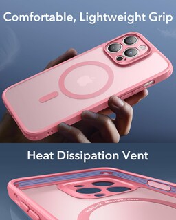 Foto 6 | Funda De Teléfono Esr Para Iphone 14 Pro, Translúcido, Mate, Rosa Esmerilado - Venta Internacional.