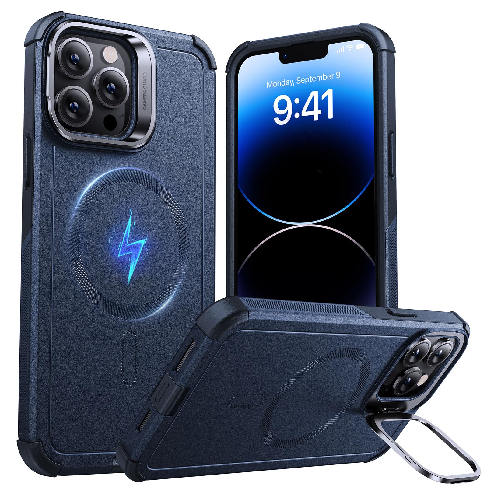 Foto 2 pulgar | Funda De Teléfono Esr Cyber Series Con Soporte Para Iphone 13 Pro Max B - Venta Internacional.