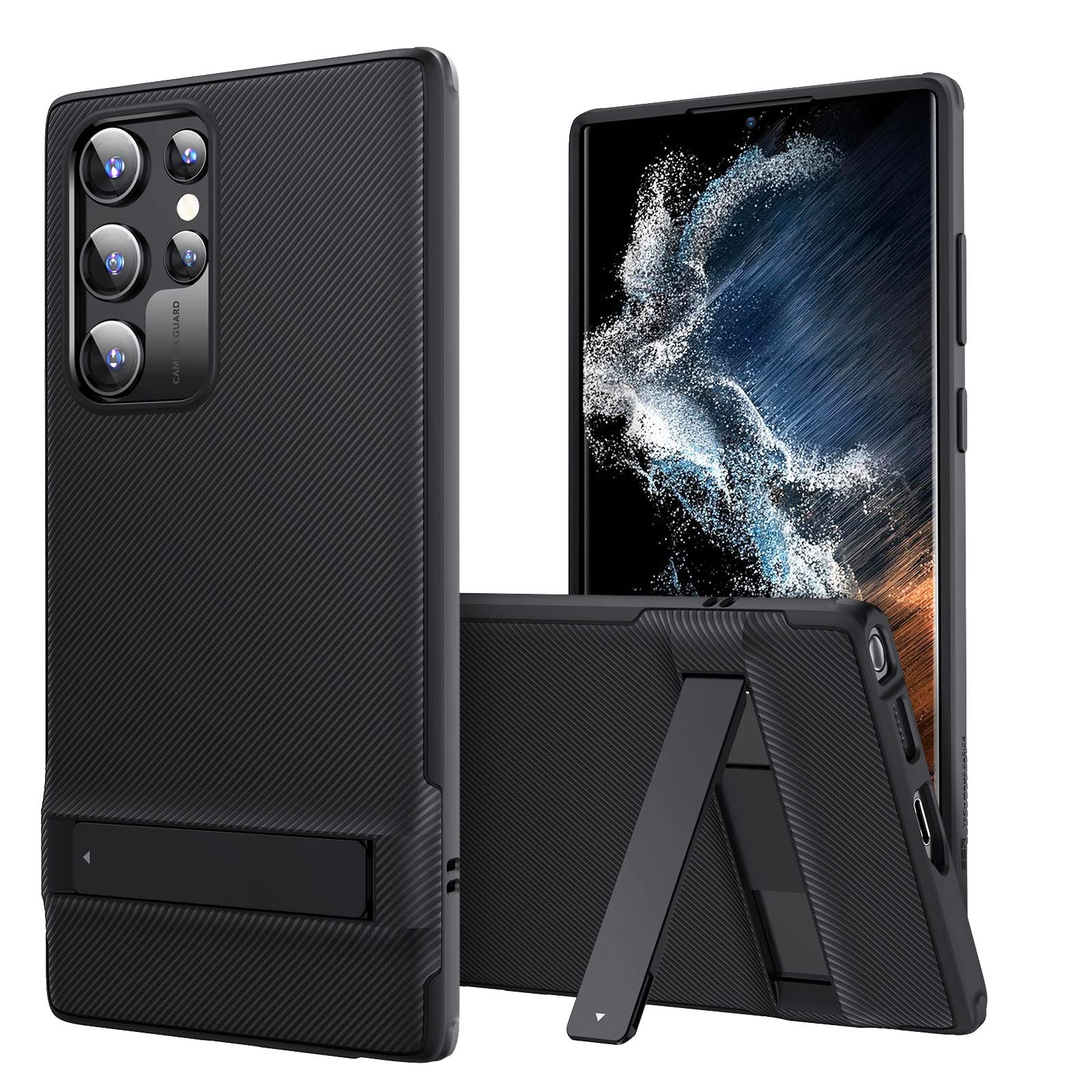 Funda De Teléfono Esr Boost Series Para Samsung Galaxy S22 Ultra Black - Venta Internacional.