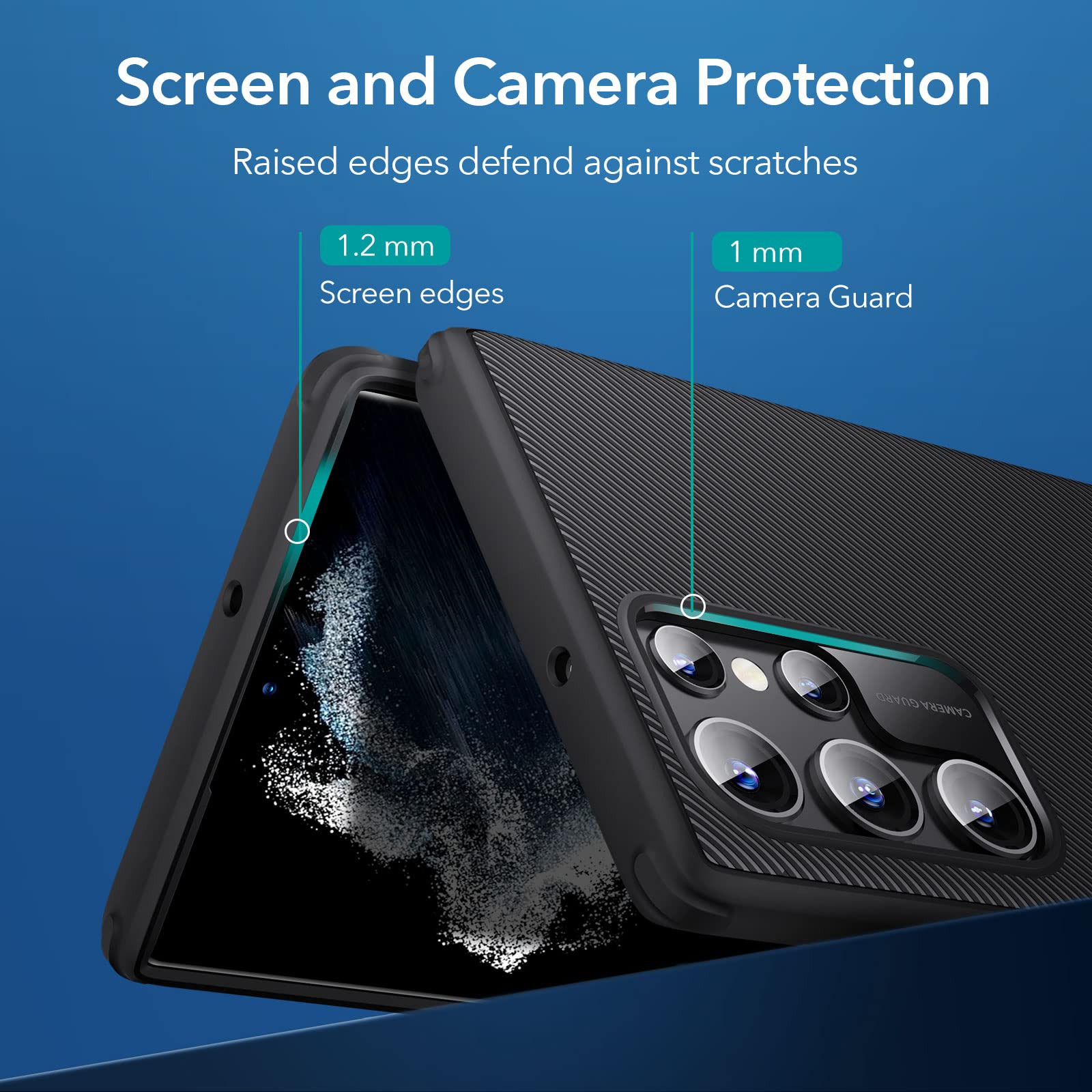 Foto 6 pulgar | Funda De Teléfono Esr Boost Series Para Samsung Galaxy S22 Ultra Black - Venta Internacional.