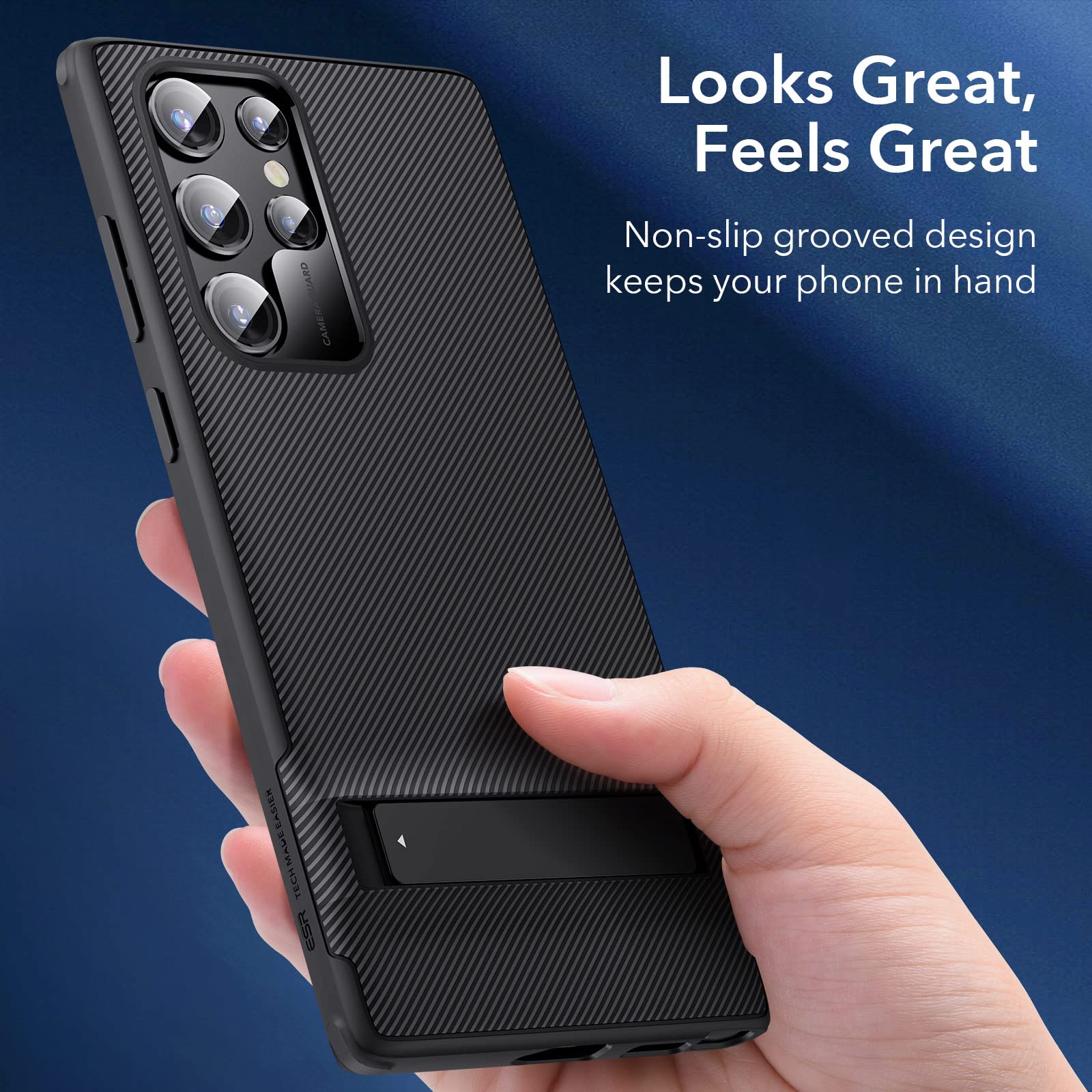 Foto 7 pulgar | Funda De Teléfono Esr Boost Series Para Samsung Galaxy S22 Ultra Black - Venta Internacional.