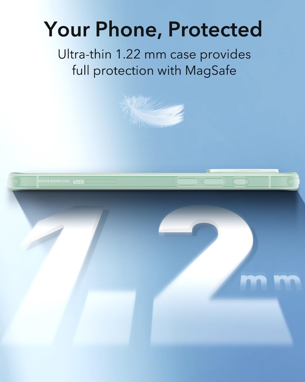 Foto 3 pulgar | Funda De Teléfono Esr Para Iphone 16, Compatible Con Magsafe, Verde - Venta Internacional.