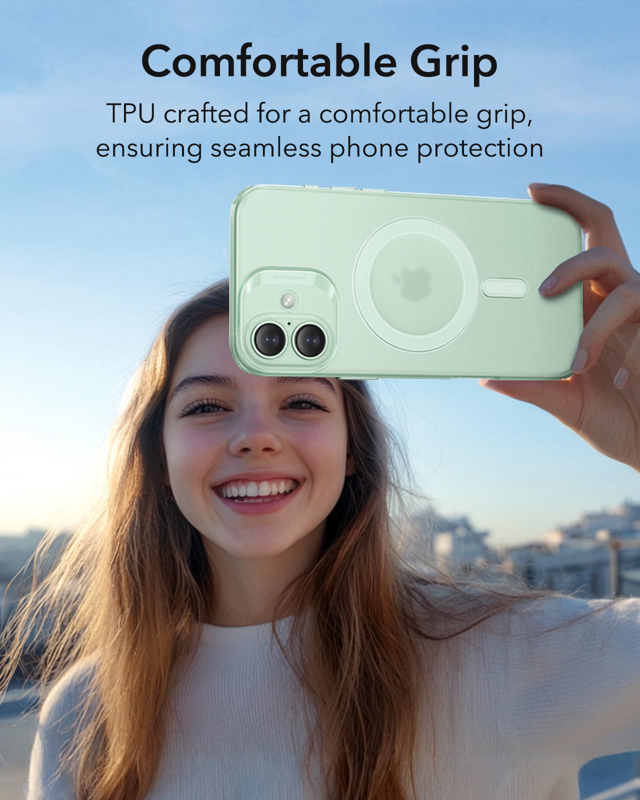 Foto 5 pulgar | Funda De Teléfono Esr Para Iphone 16, Compatible Con Magsafe, Verde - Venta Internacional.