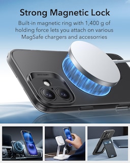 Foto 5 | Funda De Teléfono Esr Zero Series Para Iphone 16 Plus Con Magsafe Bla - Venta Internacional.