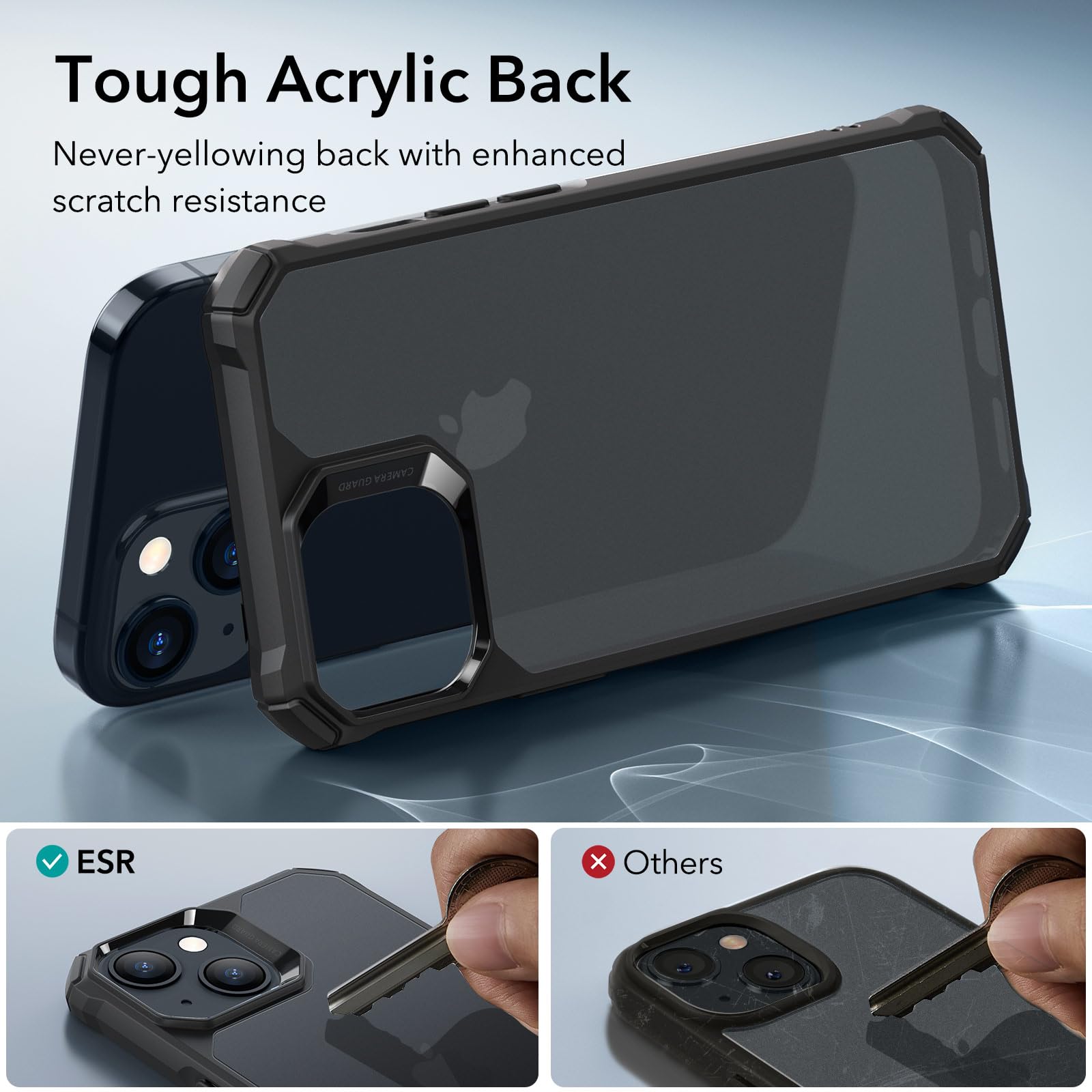 Foto 6 pulgar | Funda De Teléfono Esr Air Armor Series Para Iphone 15 - Negro Esmerilado - Venta Internacional.