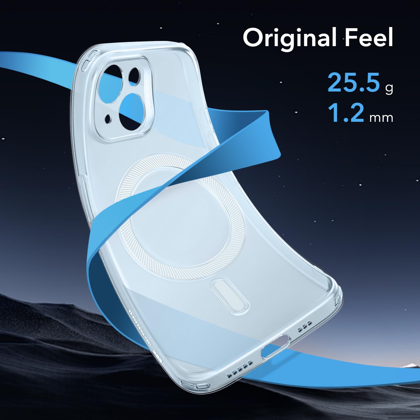 Foto 4 pulgar | Funda De Teléfono Esr Zero Series Para Iphone 15 Plus Con Magsafe Blue - Venta Internacional.