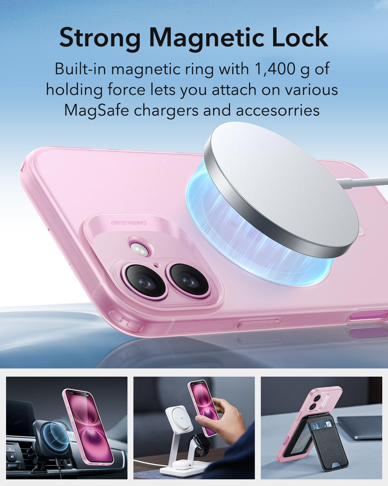 Foto 6 pulgar | Funda De Teléfono Esr Zero Series Para Iphone 16 Plus Con Magsafe Pin - Venta Internacional.