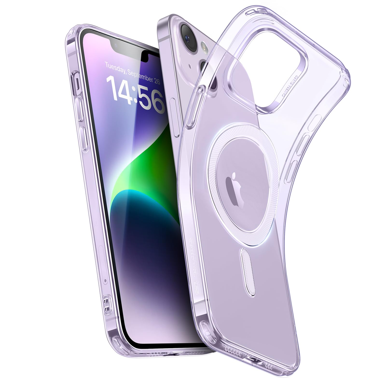 Foto 2 pulgar | Funda De Teléfono Esr Zero Series Para Iphone 14/13 Con Magsafe Clear Purple - Venta Internacional.