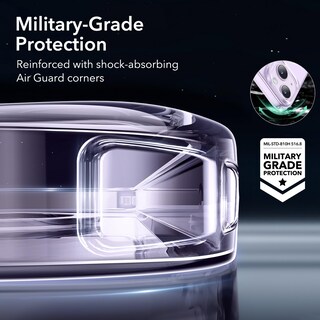 Foto 6 | Funda De Teléfono Esr Zero Series Para Iphone 14/13 Con Magsafe Clear Purple - Venta Internacional.