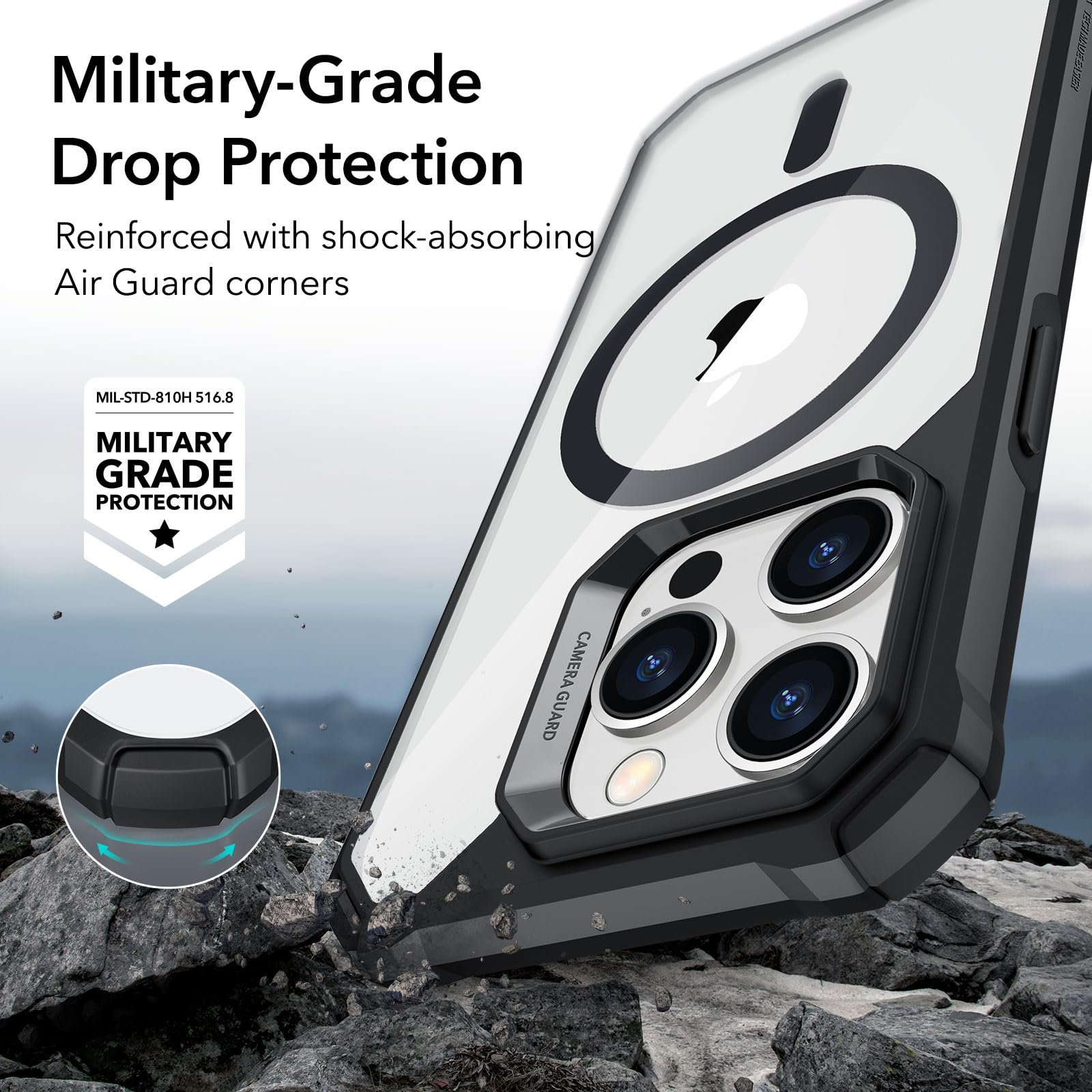 Foto 5 pulgar | Funda De Teléfono Esr Air Armor Halolock Para Iphone 14 Pro Max - Venta Internacional.