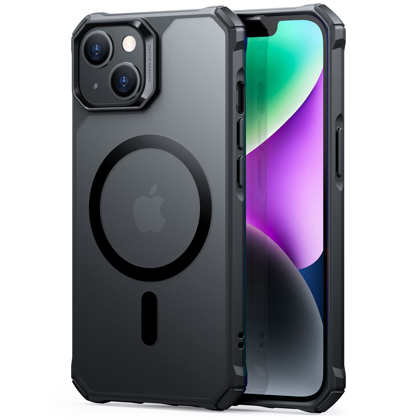 Foto 2 pulgar | Funda Magnética Esr Air Armor Para Iphone 14/13 Negra - Venta Internacional.
